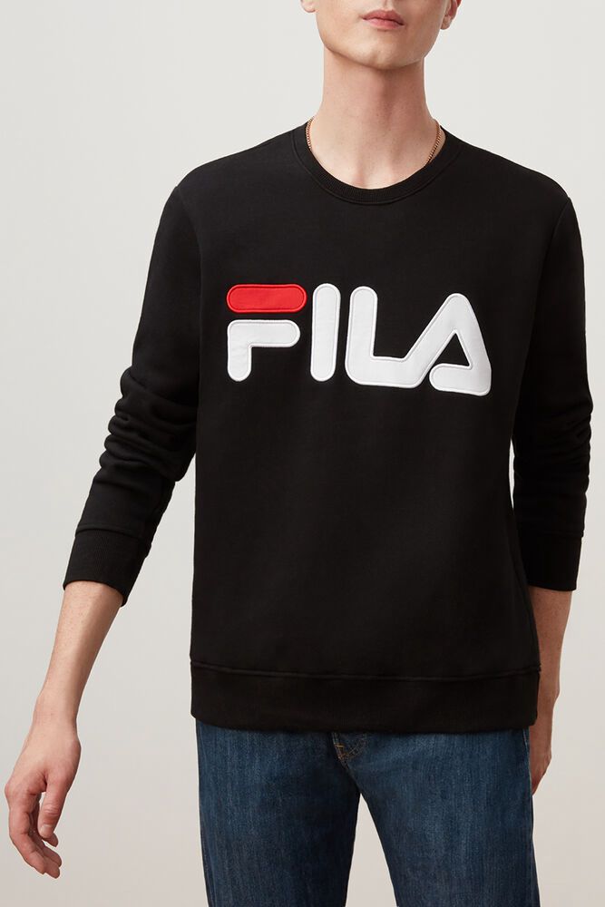 Fila Regola Navy Sweatshirt Mens - NZ 47301-STOP